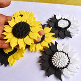 20 artificial foam sheet multicolor sunflowers 100% handmade Sunflower