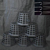 3 Pack - 6'' Black Ultimate Plastic Orchid Basket w/Hanger by Sophie's Orchids Orchids