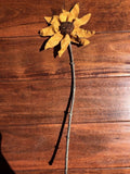 Primitive Folk Art Sunflower On A Stick 17Ó Sunflower