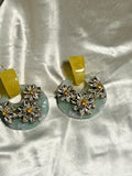 Yellow Floral Daisies Daisy Dangle Earrings Beautiful Daisies