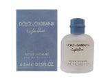 DOLCE GABBANA LIGHT BLUE POUR HOMME 0.15 oz - 4.5 ml  EDT  Travel Miniature NIB EDT