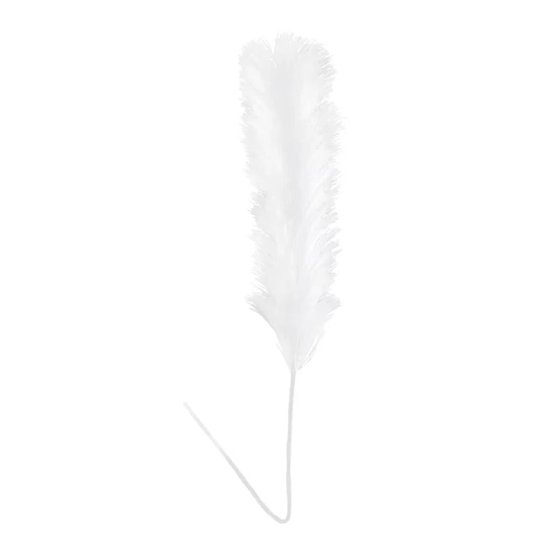 Faux White Pampas Grass, All Seasons, Home Decor, Faux Floral Accessories, 3 Pie Pampas Grass