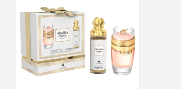 Arabia Madame Set by Le Chameau - EDP & Refreshing Fragrance Mist -3.4FL.OZ. EDP