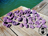 ARK Rubble Frag Mount Size Purple Dry Reef Rock (1_ to 4_) PICK WEIGHT Anemone