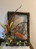 Autumn Garden Gate Dried Faux Flower Arrangement Dried Flower
