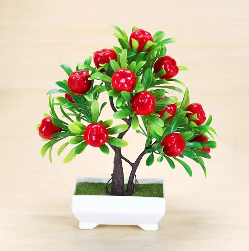 Creative Simulation Potted Plants, Bonsai Smoll Artificial Green Plant. Green Plant