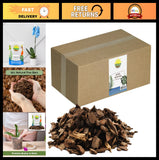 100% Organic Orchid Potting Bark Mix - 30 Quarts All-Natural USA Pine Bark Addit Orchids
