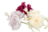 Large 17cm Twin Silk Roses Flower for Hat Making DIY Craft Millinery Many Colors Roses