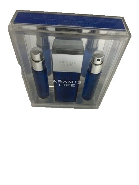 Aramis Life for Men Eau de Toilette Spray 0.5 oz X 3 = 1.5 oz - New  in Box EDT