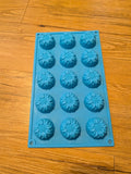 Daisy Sunflower Flower Silicone Soap Candle Chocolate Ice Cube Mold 2.25" 15 Daisies