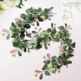Greenery Garland Artificial Vines Faux Eucalyptus Strand Hanging Plants for Green Plant