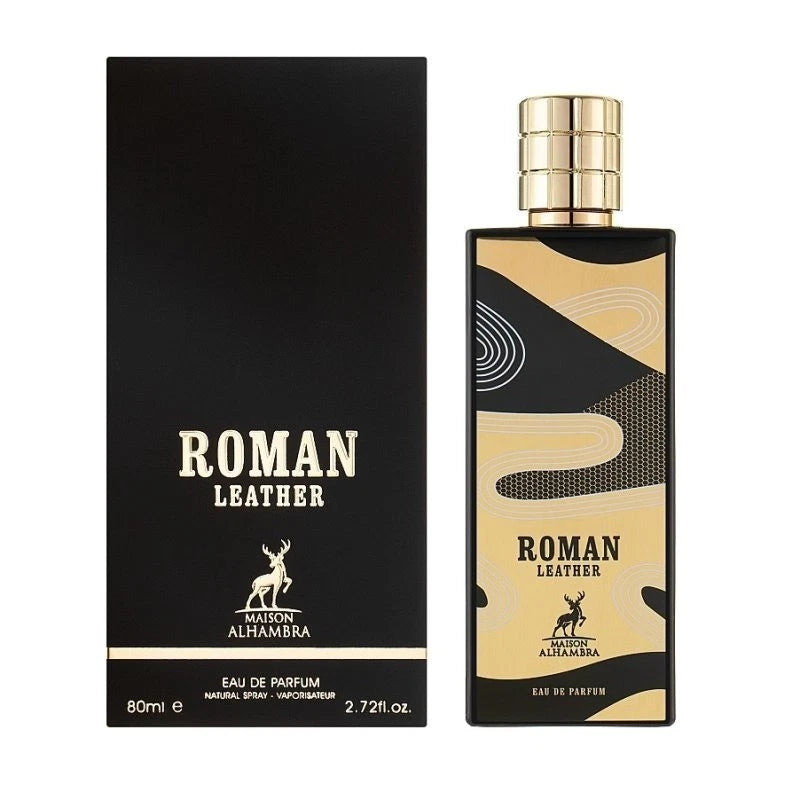 Maison Alhambra Men's Roman Leather EDP Spray 2.7 oz Fragrances 6291108736098 EDP