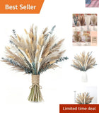 Dried Pampas Grass Flowers Bouquet for Home Wedding Rustic Decor 120pcs Dried Flower