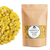 Immortelle, Helichrysum Dried Flowers 2 OZ (57g) Herbal Tea | Wild-Harvested Dried Flower