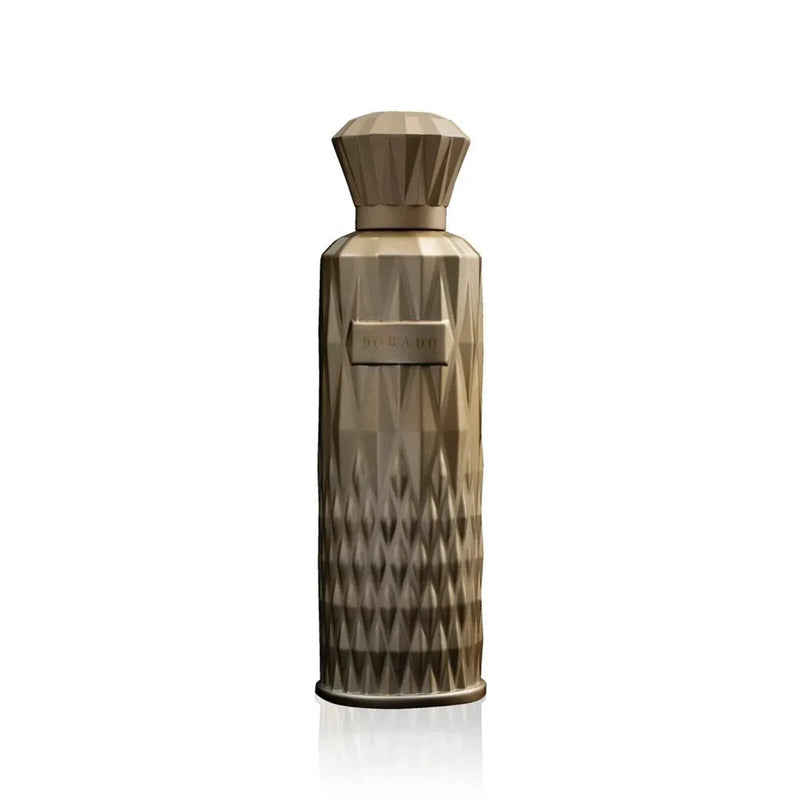 Dorado by Sedra Perfumes EDP spray bottle, 200 ml, faceted amber glass with gold cap