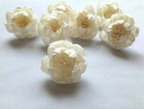 Peony w/Carnation Flowers Balsa Wood Craft Decor Fragrance Wedding Bouquet Gift Carnation