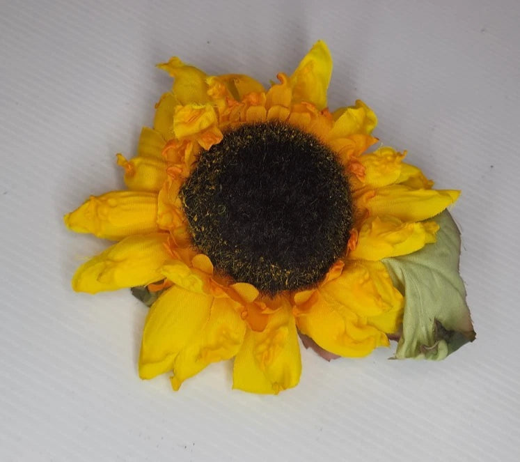 Womens Sunflower Hat Pin Accessory Sunflower