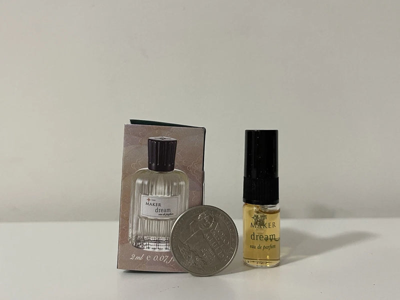 NIB The Maker Dream Eau De Parfum Vanilla 2 ml Refillable Sample Spray EDP