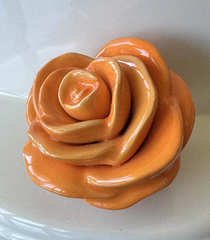 Nora Fleming Ranunculus Flower Orange You Happy Mini- Small Chip Ranunculus