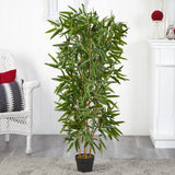 4Õ Bamboo Artificial Tree (Real Touch) (Indoor/Outdoor) Home Decor. Retail $142 Green Plant
