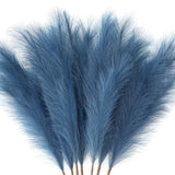 7-Piece Blue Pampas Grass Bouquet for Boho Decor & Wedding Arrangements Pampas Grass