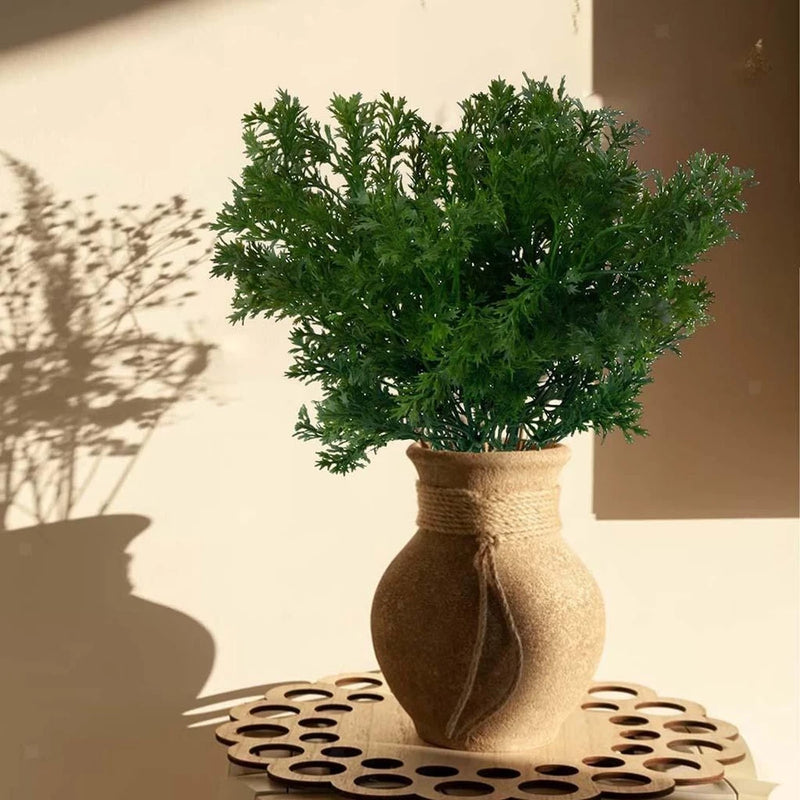 Artificial Plant 6 Branches Parsley Grass Home Wedding Decor Green Plant