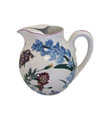 Vintage R B BERNARDA Pitcher Portugal Water Vessel Floral Hydrangea Iris New Hydrangea
