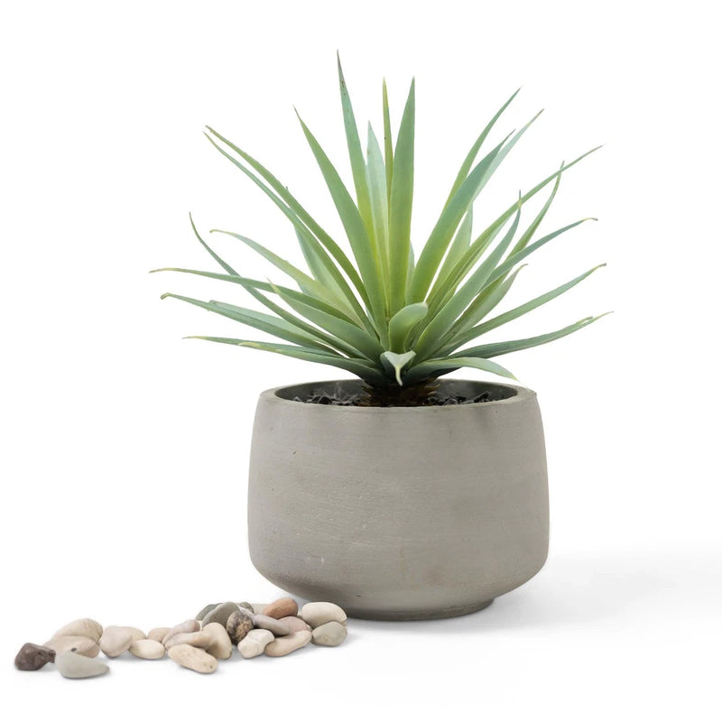 Artificial Plant | 7" high Fake Plant | Artificial Succulent in Pot | Fake Su... Green Plant