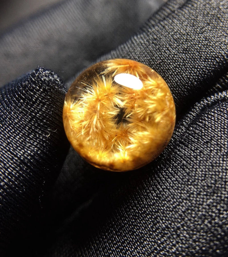 Natural Brazilian sunflower sea urchin flower transfer bead Sunflower