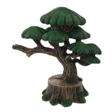 Mini Bonsai Figurines Artificial Resin Tree for Desktop Decorative Use Green Plant