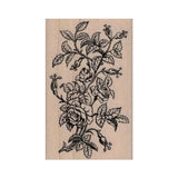 NEW Rose Bush by Cat Kerr RUBBER STAMP, Flower Stamp, Rose Stamp, Roses Stamp Roses