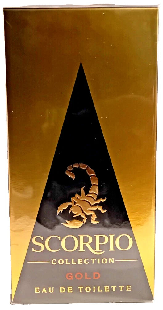 SCORPIO EDT  GOLD Men's Eau de Toilette  spray - 75ML/2.5 oz (SEALED BOX) EDT