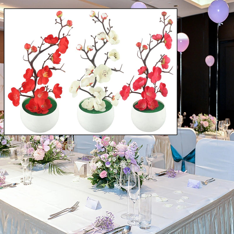 Outdoor Flower Fake False Plants Flowers Artificial Garden Decor 30*11cm Roses