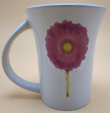 Coffee Cup Mug Mulberry Home Collection White Pink Carnation Flower Carnation