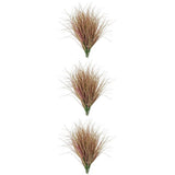 3 Pack Grass Props Artificial Decorative Outdoor Fake Green Plants Green Plant