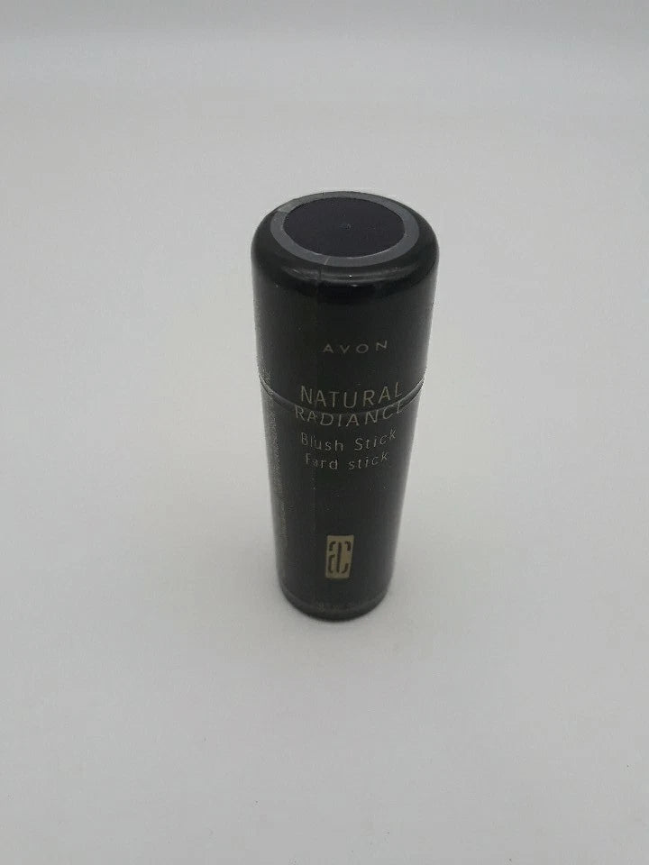 AVON Natural Radiance blush stick in black cylindrical tube with cap