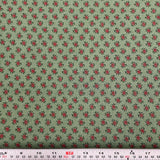 Paint Box Update Thimbleberries RJR Fabrics Green Cotton Fabric by the HALF YARD Flowering Plants