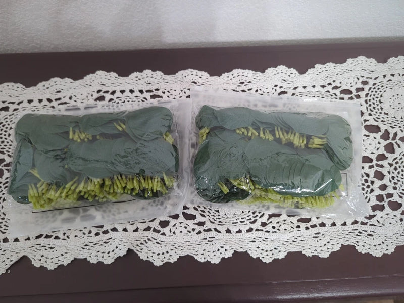 800 Pieces Fake Artificial Eucalyptus Greenery Leaf & Steam Wedding Plant Decor Green Plant