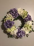Hydrangea Wreath, Approx. 18 Ò In Diameter. Homemade Hydrangea