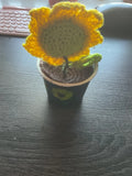 handmade crochet sunflower Sunflower