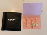 3 Prada Beauty Charms Shaped in Iconic Fragrance Bottle & Lipstick Bouquet