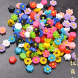 50Pcs Resin Sunflower Flower Flat Back Scrapbooking Beads Jewelry Findings Sunflower
