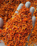 Organic Dehydrated Marigold Flower Petals Tagetes erecta patula tenuifolia Genda Dried Flower