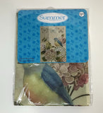 Summer Inspirations 12x18" Flag Bird Butterflies Hydrangeas Outdoor New Hydrangea