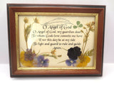Pressed Flowers & Spiritual Verse 5x7 Framed by Wild Irish - Handmade in Ireland Dried Flower
