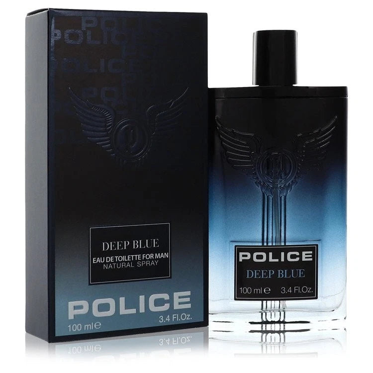 Police Deep Blue by Police Colognes Eau De Toilette Spray 3.4 oz for Men EDT