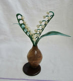 Russian Soviet Flower Lily of valley vintage bouquet decoration plastic _______ Lily