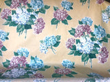 Stroheim Romann Fabric 1980s VINTAGE Chintz Fabric Hydrangea Flower Fabric 7 Yds Hydrangea