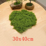 DIY Crafts Artificial Moss Faux Preserved Green Grass Landscape Gardening Decor Green Plant