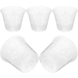 5PCS Orchid Pots Transparent Orchid Pots Garden Planting Supply Flower Planters Garden Plants